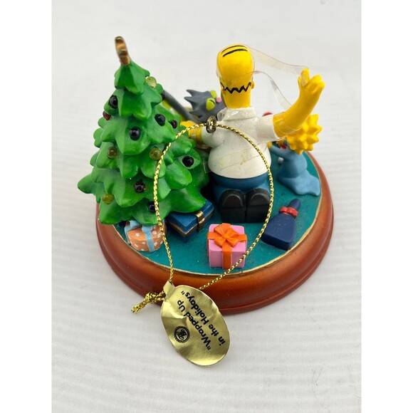 THE SIMPSONS Bradford Christmas Ornament Illuminated Wrapped up in the Holidays - Picture 3 of 9